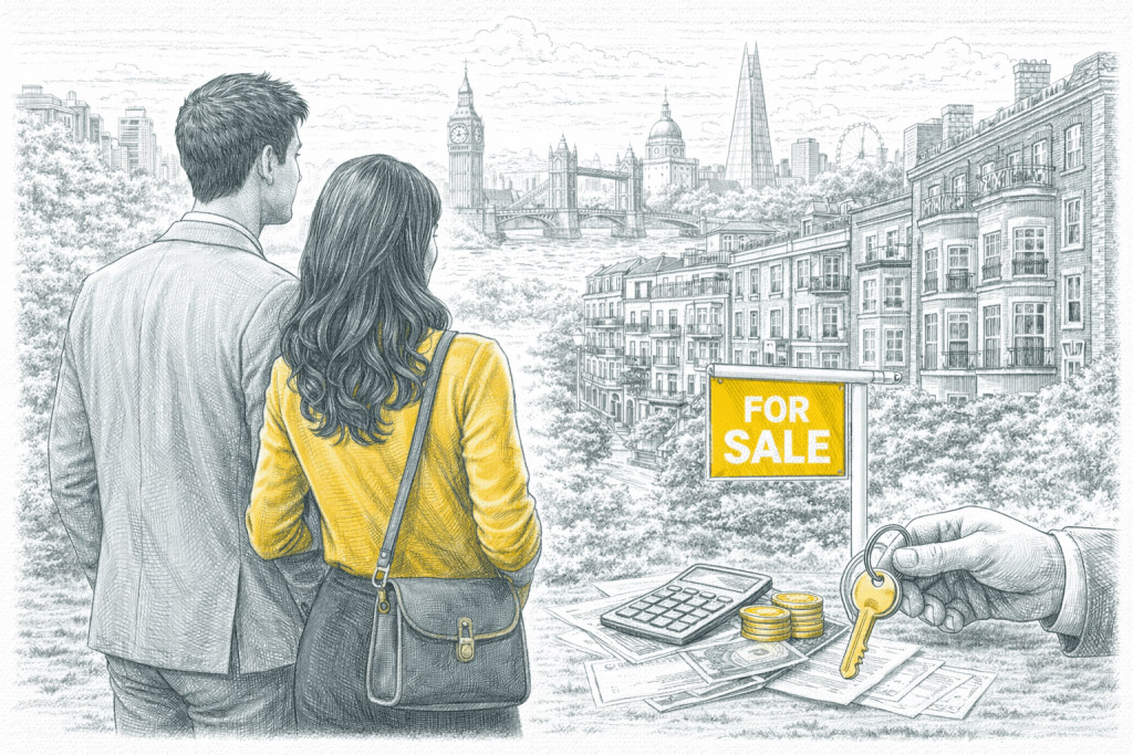 Young professionals looking to buy first properties in prime London areas