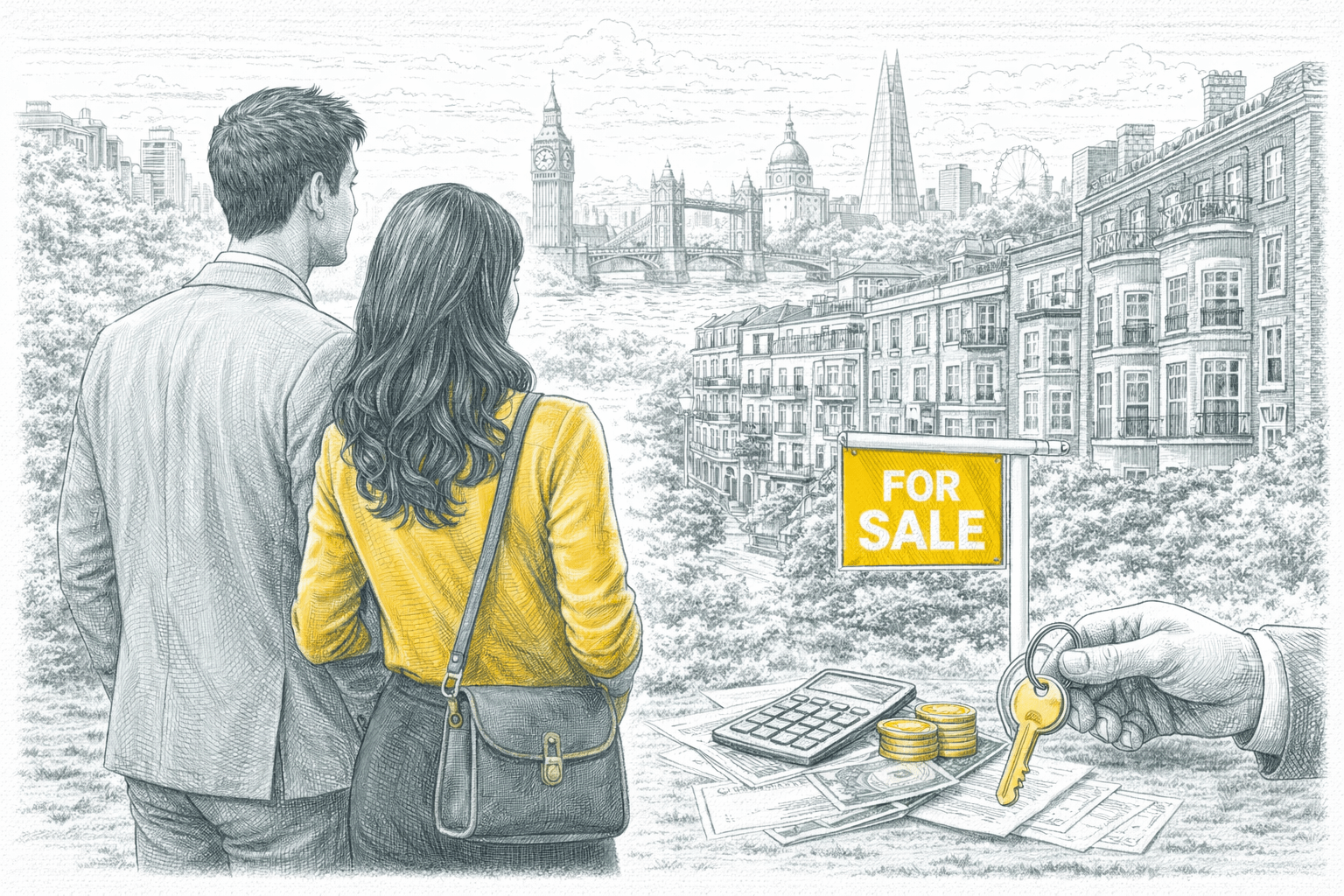 Young professionals looking to buy first properties in prime London areas