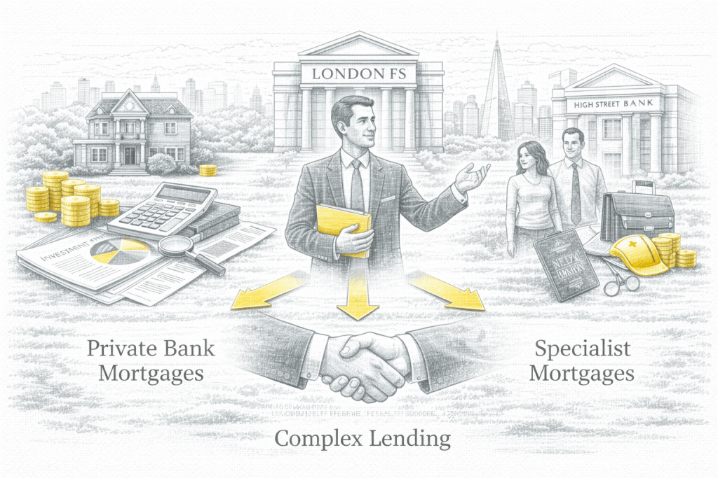 London mortgage broker services explained from private banks to complex lending