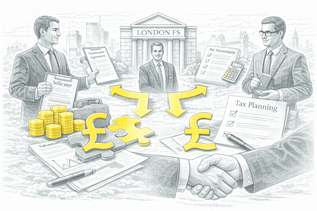 Why solicitors and accountants choose London FS to strengthen buy outs shareholder agreements and succession planning