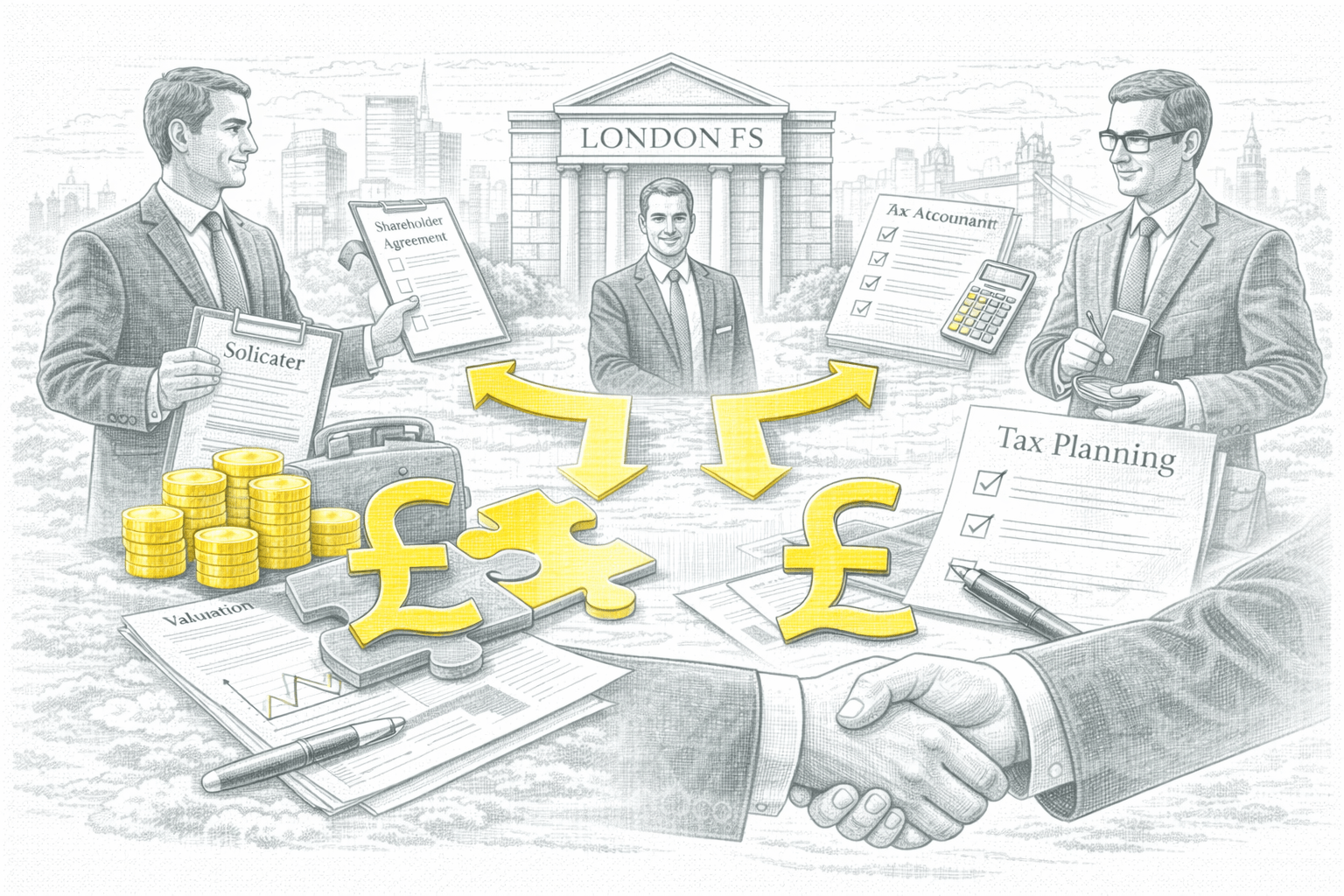 Why solicitors and accountants choose London FS to strengthen buy outs shareholder agreements and succession planning