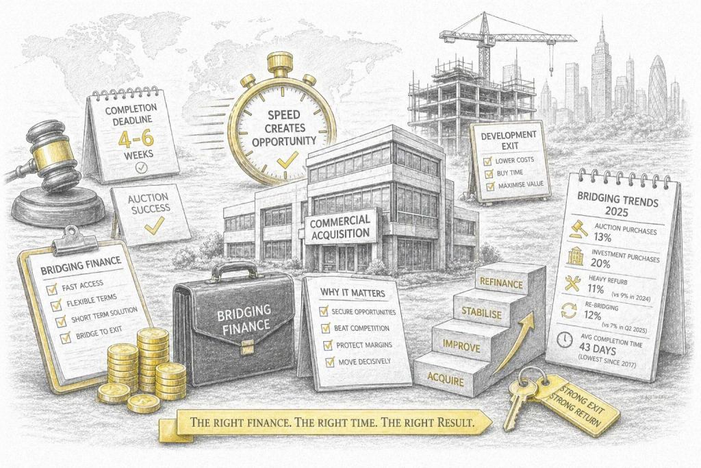 Bridging finance commercial property UK