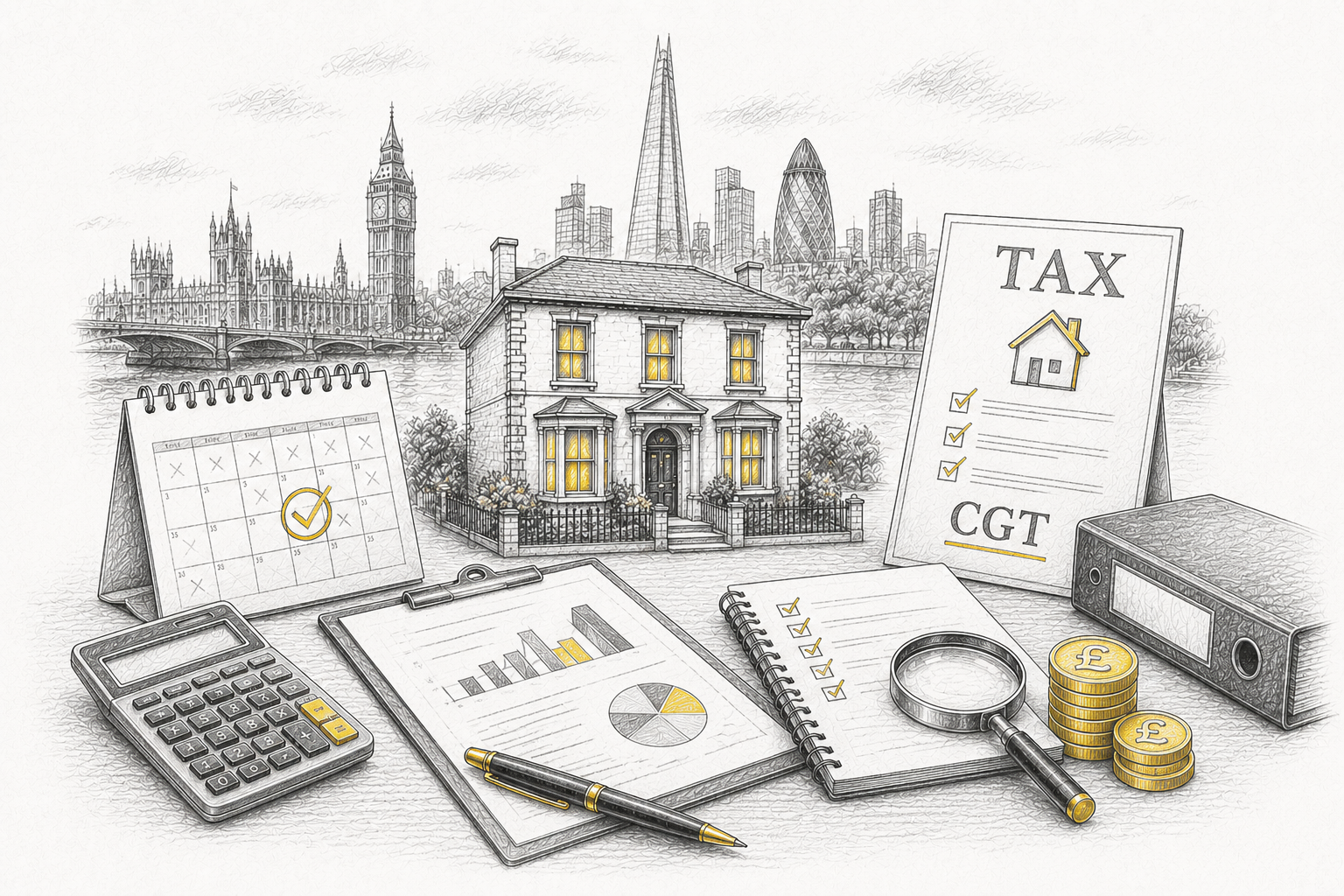 Capital gains tax on UK property how much will you pay in 2026